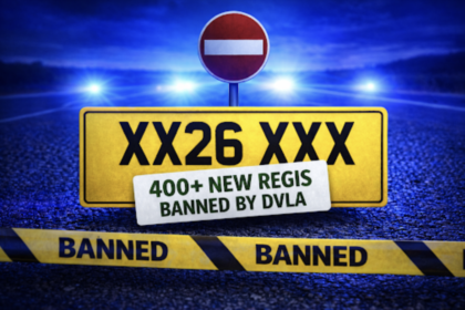 Cheeky plate trend rises as DVLA removes 400+ ‘26’ combinations